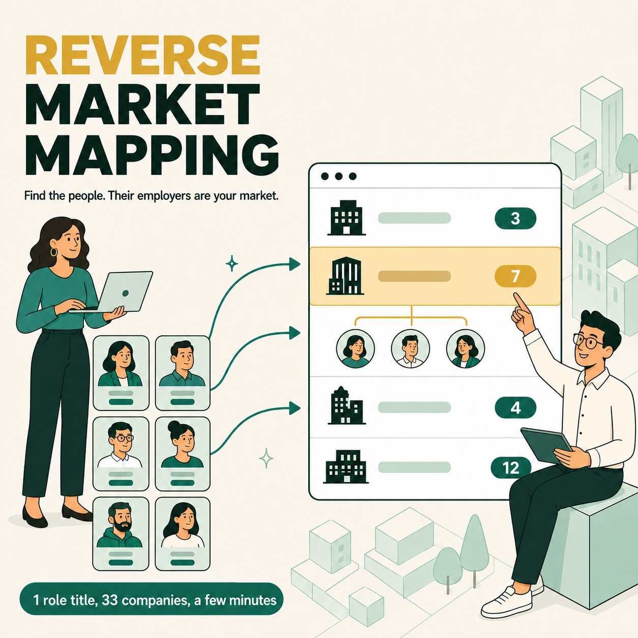 Reverse Market Mapping: Turn One Job Title Into a Full Client List